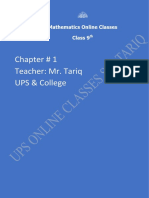 9th-Class-Math-Notes-PDF-Tariq Sb-Chatper-1