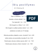 Užkandžių Pasiūlymas - 18.07.2023