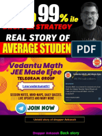 30 To 99 Percentile Dropper Strategy Real Story of Average Student