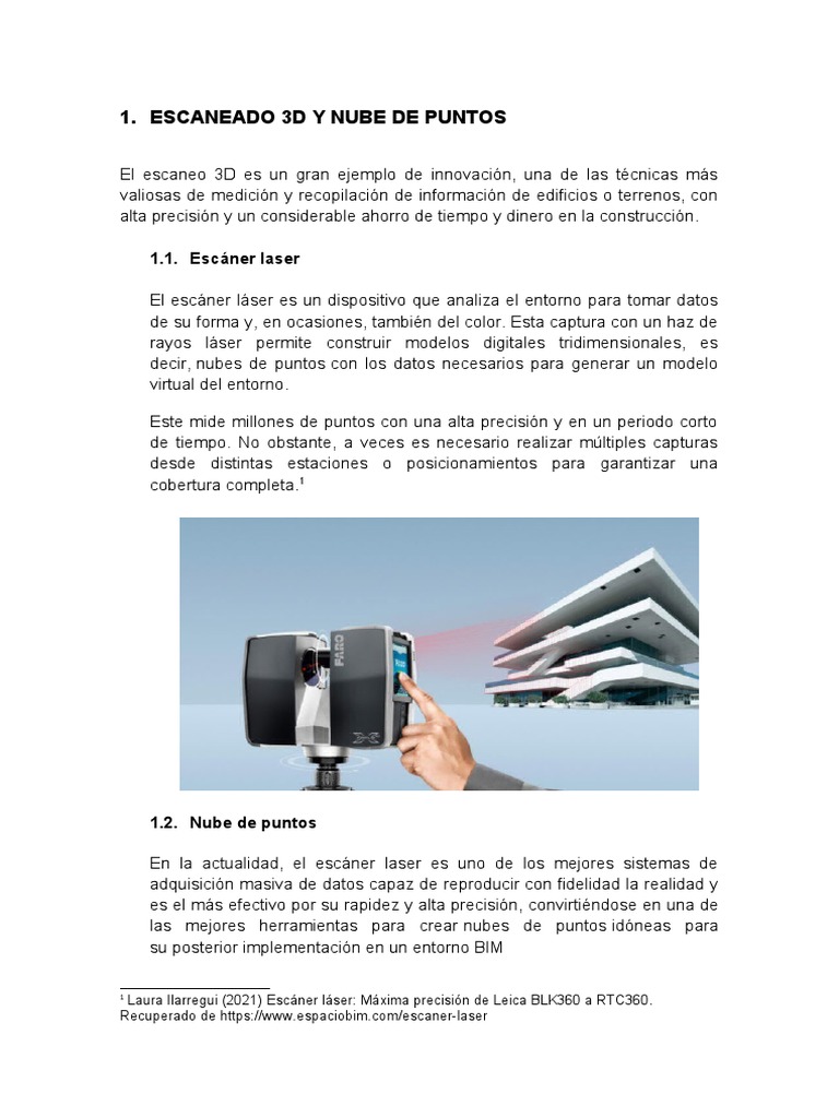 Escaneo 3D y Nubes de Puntos en Edificios | PDF | Impresión 3d ...