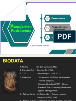 Manajemen Umum Puskeasmas - DR Gunawan - Bengkulu