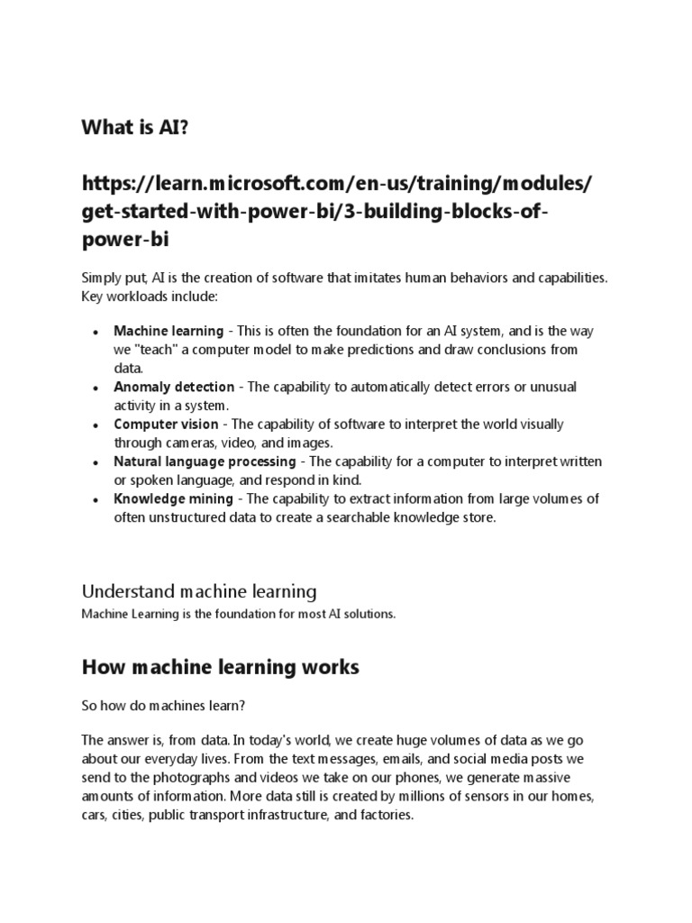 Ai Notes Pdf Machine Learning Artificial Intelligence
