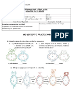 12.08 Ficha - Relacionamos - Las - Horas - y - Los - Minutos - en - El - Reloj