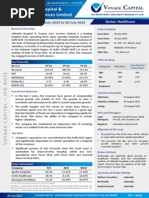 Yatharth Hospital_IPO Note