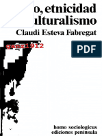 ESTEVA FABREGAT, C. - Estado, Etnicidad y Biculturalismo (OCR) [Por Ganz1912]
