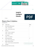 Physics Class 11 Syllabus - CBSEsyllabus - in