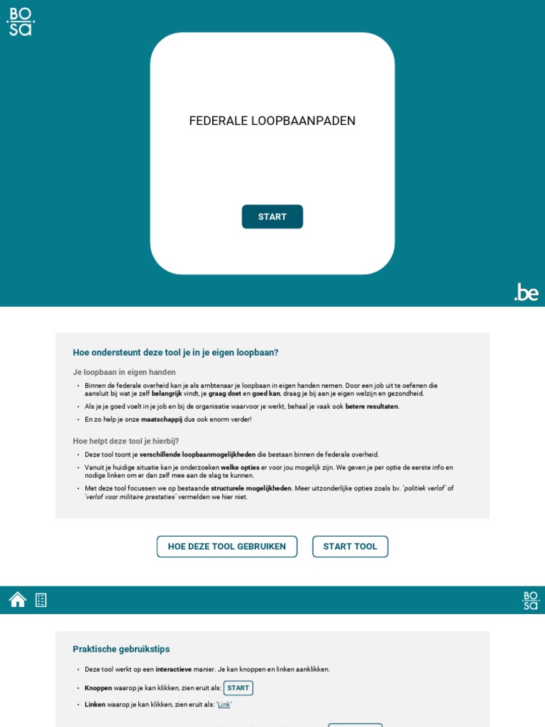 Federale Loopbaanpaden | PDF