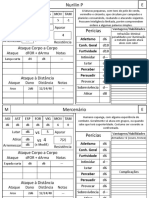 Fichas de Inimigos - Savage Worlds Adventure Edition (PT-BR)