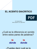 El Acento Diacritico