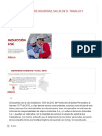 Inducción Sistema de Gestión de Seguridad, Salud en El Trabajo y Ambiente (Sg-Ssta)