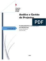 ANÁLISE E GESTÃO DE PROJECTOS Unidade II-1