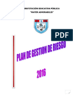 Plan de Gestion de Riesgo