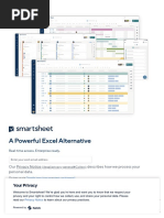 A Powerful Excel Alternative - Smartsheet