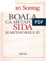 Susan Sontag - Boala Ca Metaforă. SIDA Şi Metaforele Sale-Editura Dacia (1995)