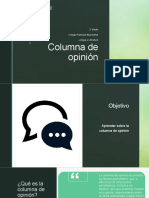 Segundo Medio Columna de Opinión