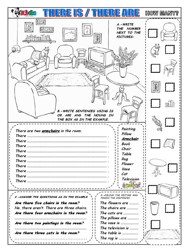 Room Objects Identification Exercise | PDF