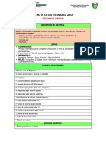 02P Lista de Útiles Segundo Grado 2022