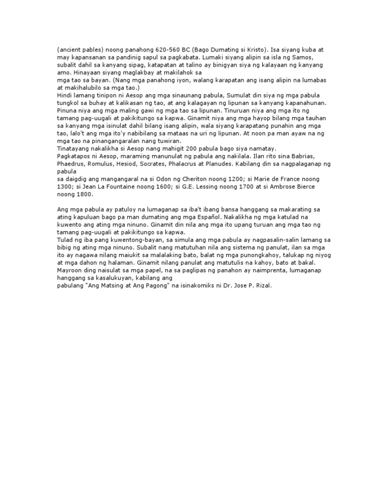 Pabula | PDF
