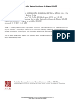 Teoría Del Desempleo y La Distribución de La Evidencia Empítica México 1984-1994