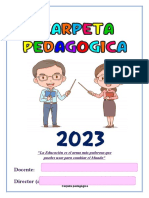CARPETA PEDAGÓGICA 2023 - Primaria NSM MEJORADO