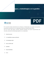 Enfoques y Metodologías en La Gestión de Proyectos