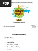 Module 11 Fatigue Distractions en