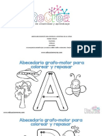 Abecedario para Repasar El Trazo Correcto