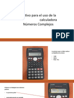 Uso de Calculadora