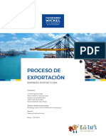 Informe Proceso Exportacion Ecotaps Spa