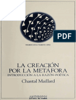 Chantal Maillard - La Creacioì N Por La Metaì Fora - IntroduccioÌ N A La Razoì N-Poeì Tica-Editorial Anthropos (1992)