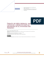 Relación de Hábito Tabáquico, Estado Nutricional y Calidad de Sueño en Estudiantes de La Universidad San Sebastián