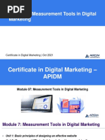 Module 7 Measurement Tools in Digital Marketing Batch 12