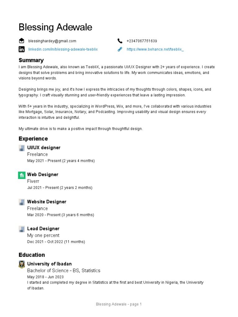 My Resume | PDF | Career & Growth | Business