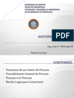 Gestión de Procura (Diplomado de Gerencia)