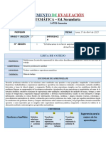 3°instrumento de Evaluación Sesión1-Exp2 Matemática