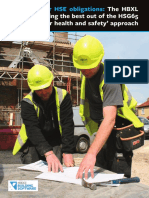 The HBXL Guide To Getting The Best Out of The HSG65 Managing For Health and Safety' Approach
