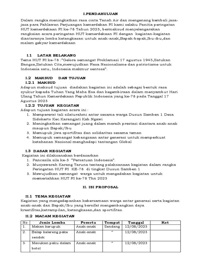 Proposal 17 hut 78 2 pdf