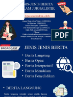 Presentasi Persamaan Dan Perbedaan Jenis Berita Jurnalistik.