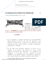 Los Indignos en El Código Civil Venezolano