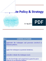 Corporate Policy & Strategy: Dr. Nguyễn Gia Ninh