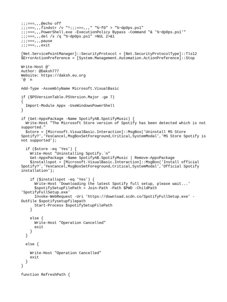 Install Bat PDF Installation Programs) System Software