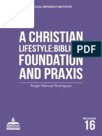 Rodríguez, Angel. 2020. A Christian Lifestyle. Biblical Foundation and Praxis