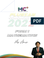 Form 1 Maths MR Amir 17.06.2022