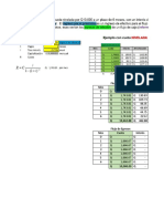 Tabla de Amortización 2 Finanzas 1