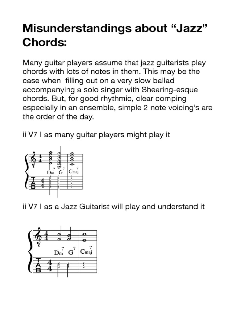Comping Ebook Understanding Jazz Chords Pdf