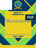 Cartilla #3 - Matematicas - 1a
