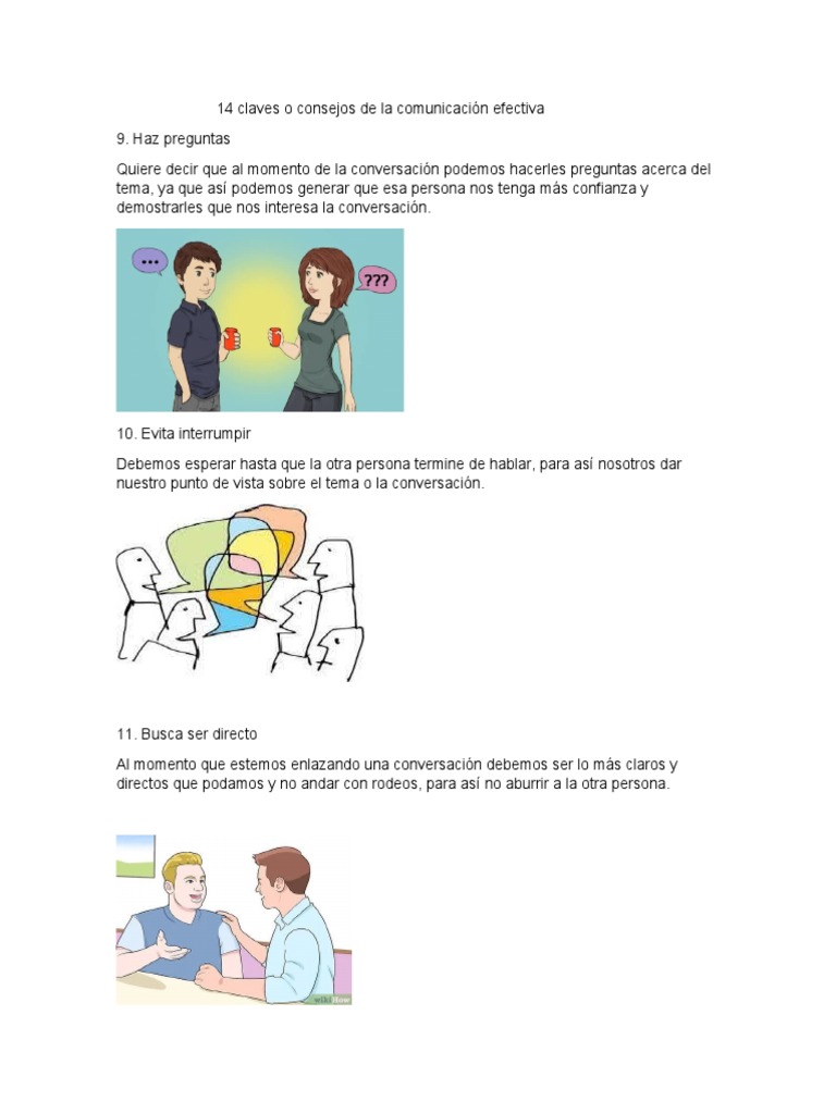 Claves para una Comunicación Efectiva | PDF | Crecimiento personal y ...