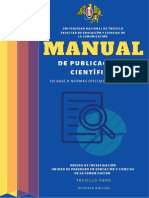 Manual de Publicaciones Científicas en Base A Normas Oficiales APA 7° Edición