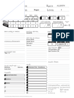 13th Age Character Sheet Fillable