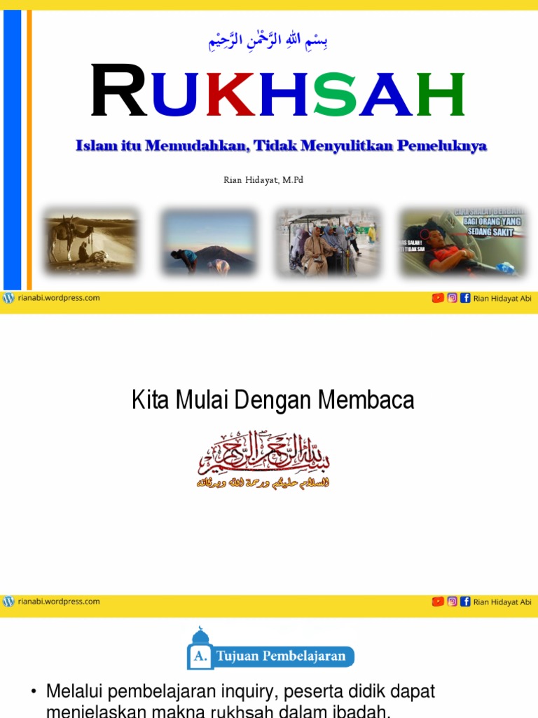 Hikmah Rukhsah dalam Kehidupan Sehari-hari yang Perlu Diketahui